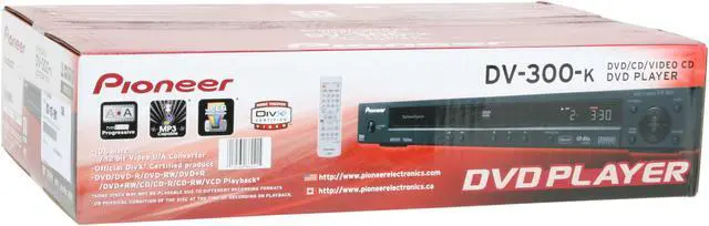 Alt view image 12 of 12 - Pioneer DVD Player DV-300-K