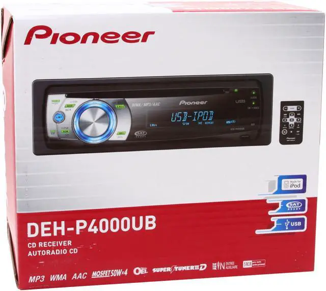 Alt view image 11 of 11 - Pioneer CD Receiver with USB Direct Control of iPod