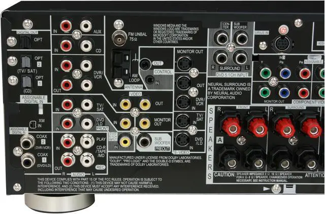 Alt view image 9 of 16 - Pioneer VSX-917V-S 7.1-Channel Home Theater Receiver