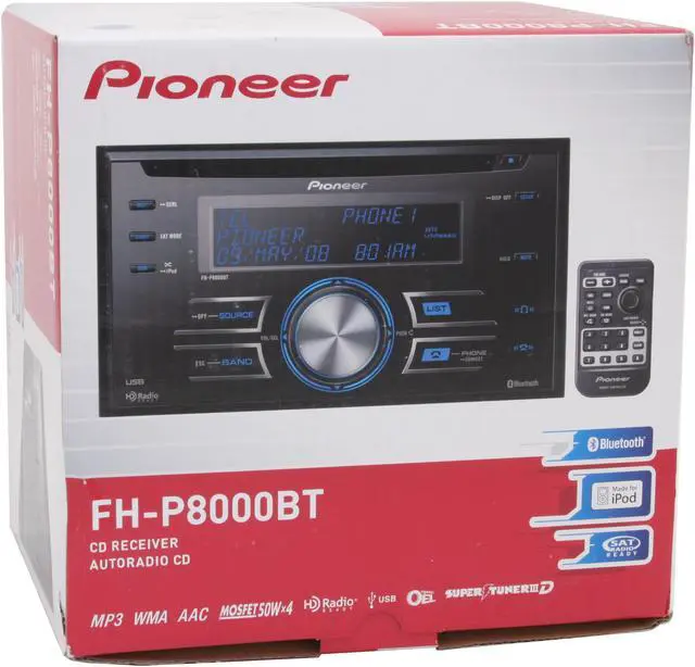 Alt view image 13 of 15 - Pioneer Double-DIN CD Receiver w/Bluetooth & USB