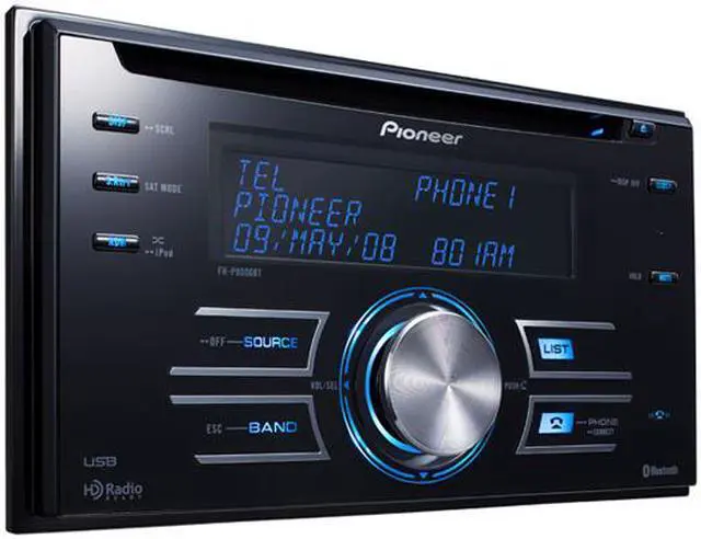 Alt view image 3 of 15 - Pioneer Double-DIN CD Receiver w/Bluetooth & USB