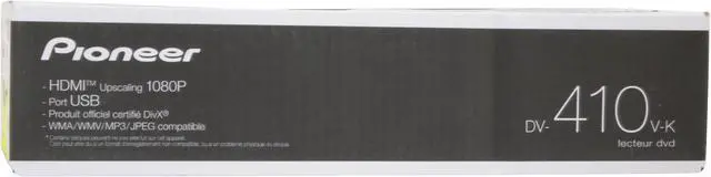 Alt view image 13 of 13 - Pioneer DVD Player DV-410V-K