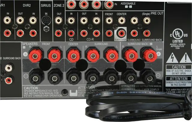 Alt view image 11 of 15 - Pioneer VSX-1018AH-K 7.1-Channel A/V Receiver