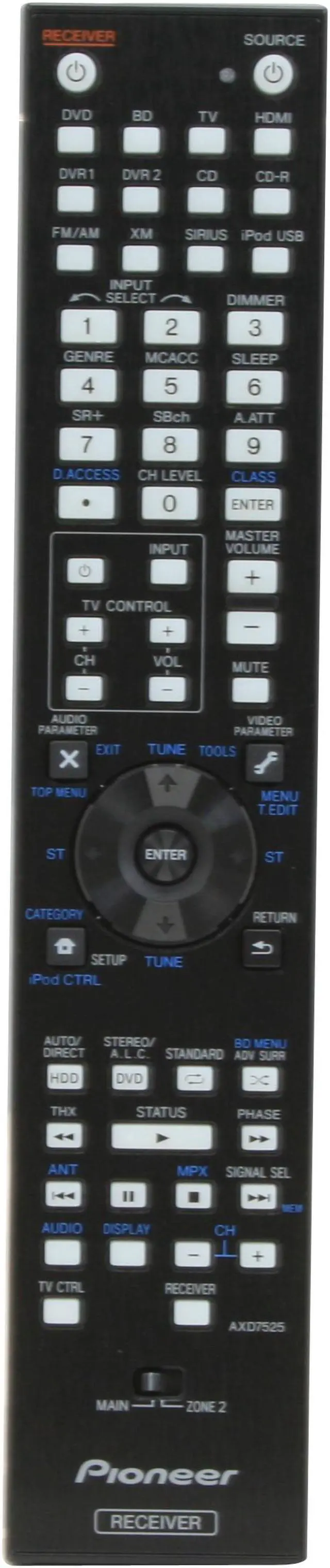 Alt view image 14 of 15 - Pioneer VSX-1018AH-K 7.1-Channel A/V Receiver