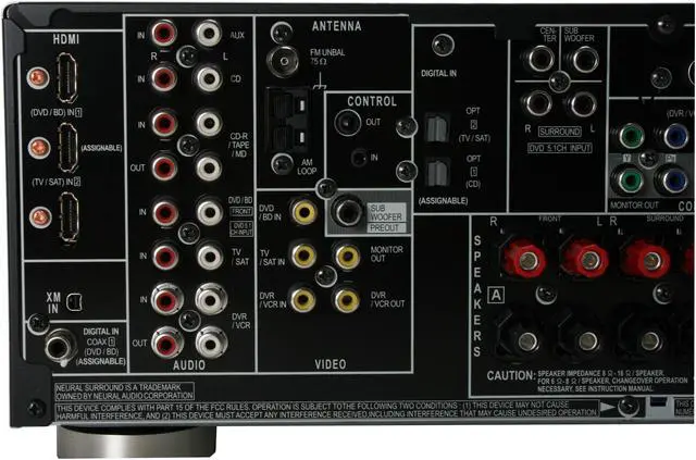 Alt view image 7 of 12 - Pioneer VSX-918V-K 5.1-Channel A/V Receiver