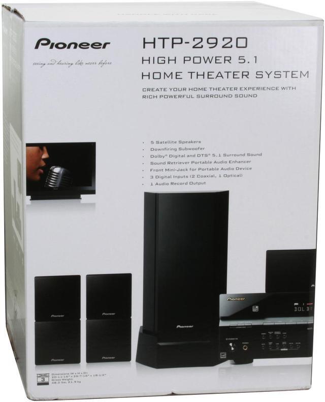 Alt view image 19 of 19 - Pioneer HTP-2920 High Power 5.1 Surround Sound System