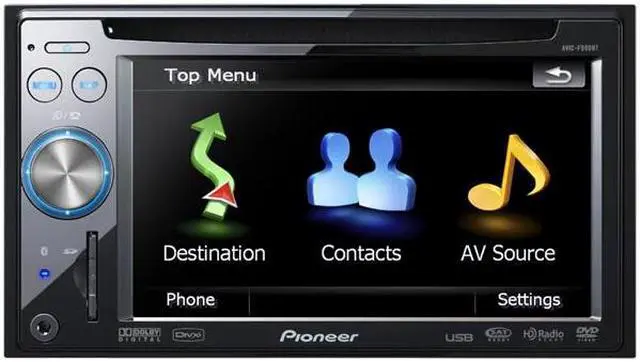 Main image of Pioneer 5.8" GPS AV Receiver w/DVD Playback & Built-In Bluetooth