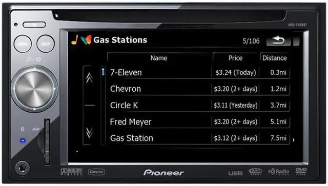 Alt view image 2 of 13 - Pioneer 5.8" GPS AV Receiver w/DVD Playback & Built-In Bluetooth