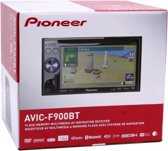 Alt view image 13 of 13 - Pioneer 5.8" GPS AV Receiver w/DVD Playback & Built-In Bluetooth