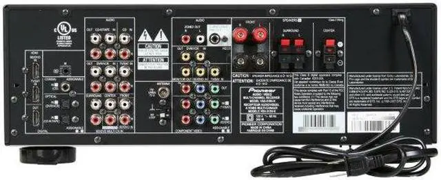 Alt view image 4 of 5 - Pioneer VSX-519V-K 5.1-Channel A/V Receiver