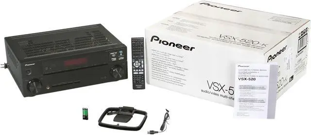 Alt view image 6 of 6 - Pioneer VSX-520-K 5.1-Channel 3-D Ready A/V Receiver