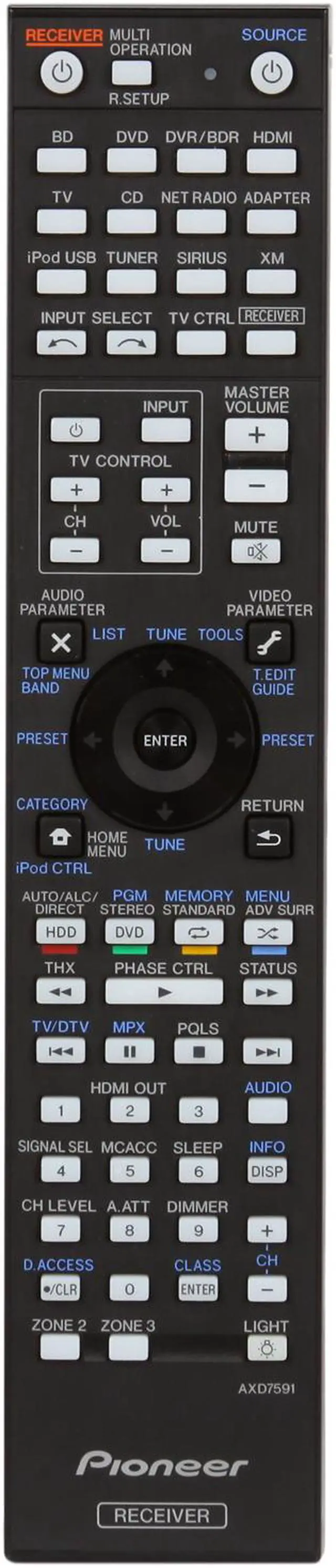 Alt view image 5 of 6 - Pioneer VSX-1120-K 7.1-Channel 3-D Ready A/V Receiver