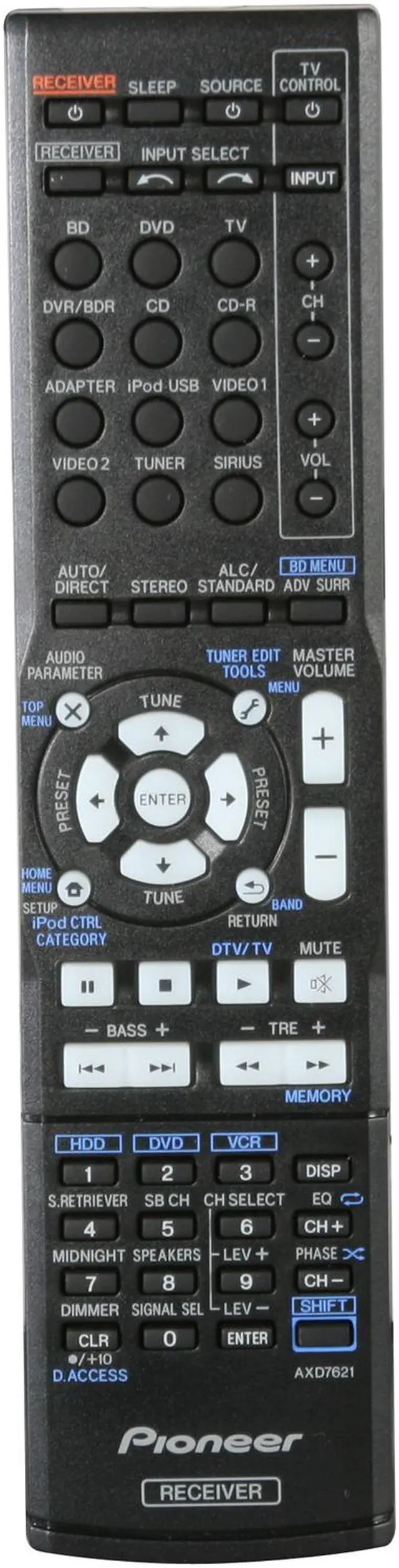 Alt view image 5 of 6 - Pioneer VSX-921-K 7.1-Channel 3D Ready A/V Receiver