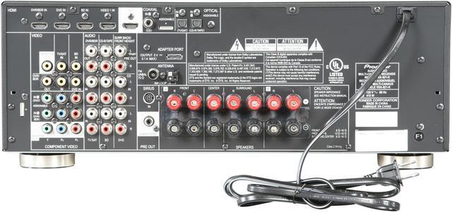 Alt view image 4 of 6 - Pioneer VSX-821-K 5.1-Channel 3D Ready A/V Receiver