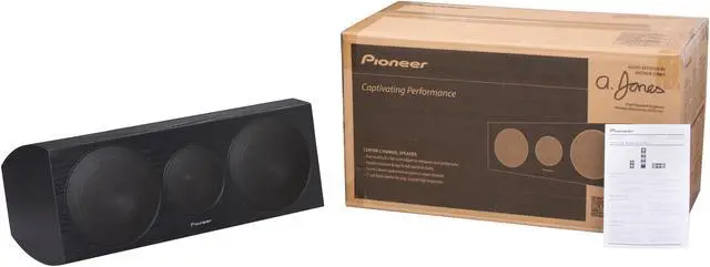 Alt view image 5 of 5 - Pioneer SP-C21 Center Channel Speaker Single