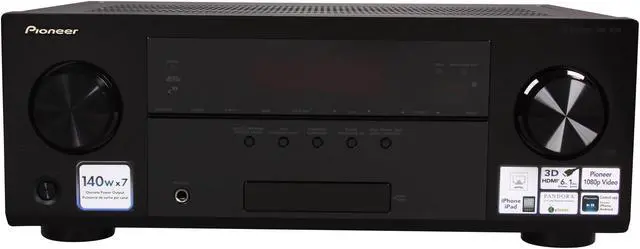 Alt view image 2 of 6 - Pioneer VSX-1022-K 7.1-Channel 3D Ready A/V Receiver