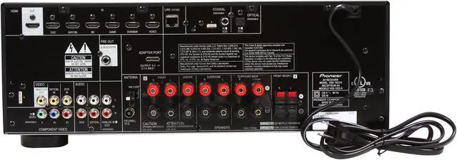 Alt view image 4 of 6 - Pioneer VSX-1022-K 7.1-Channel 3D Ready A/V Receiver