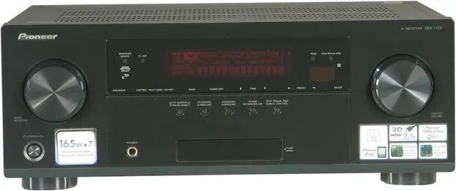 Alt view image 2 of 6 - Pioneer VSX-1122-K 7.2-Channel Network Ready A/V Receiver