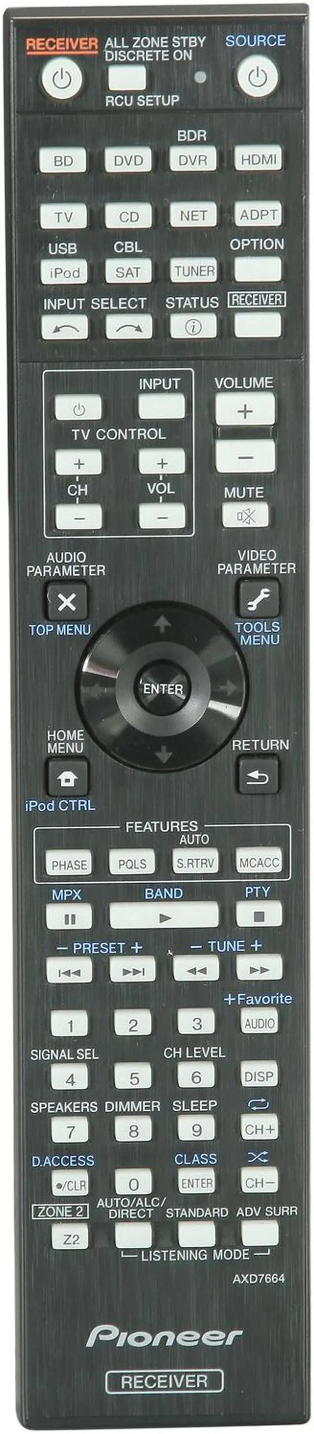 Alt view image 5 of 6 - Pioneer VSX-1122-K 7.2-Channel Network Ready A/V Receiver