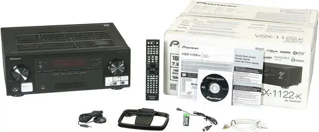 Alt view image 6 of 6 - Pioneer VSX-1122-K 7.2-Channel Network Ready A/V Receiver