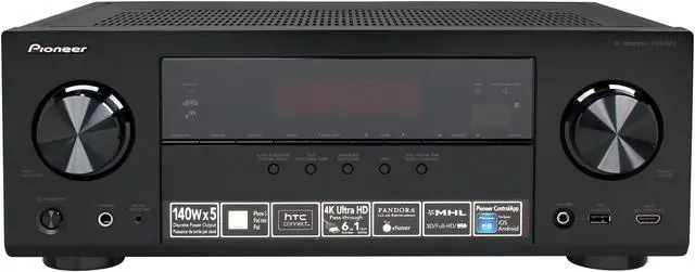 Alt view image 2 of 6 - Pioneer VSX-823-K 5.1-Channel 4K Ready AV Receiver