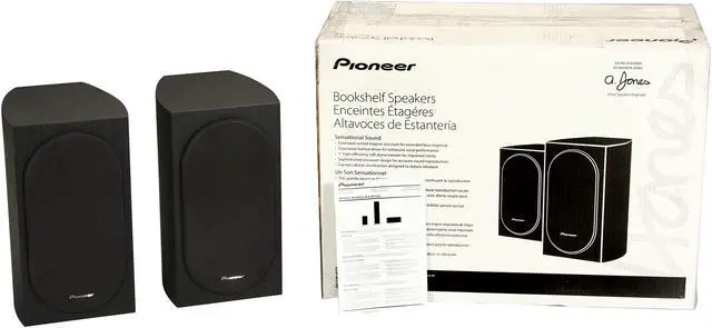 Alt view image 6 of 6 - Pioneer SP-BS22-LR Andrew Jones Designed Bookshelf Loudspeakers (Pair)