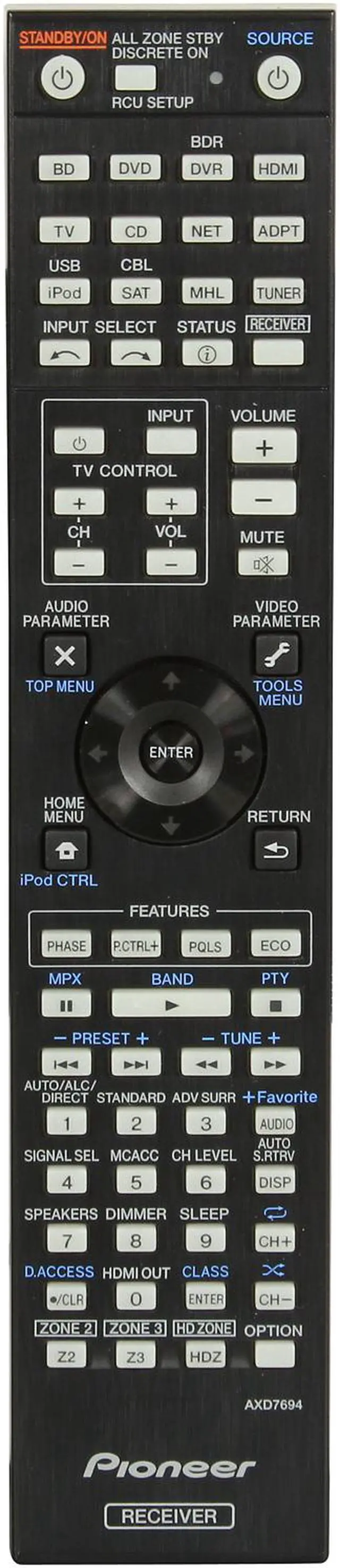 Alt view image 5 of 6 - Pioneer SC-1323-K 7.2-Channel 4K AV Receiver