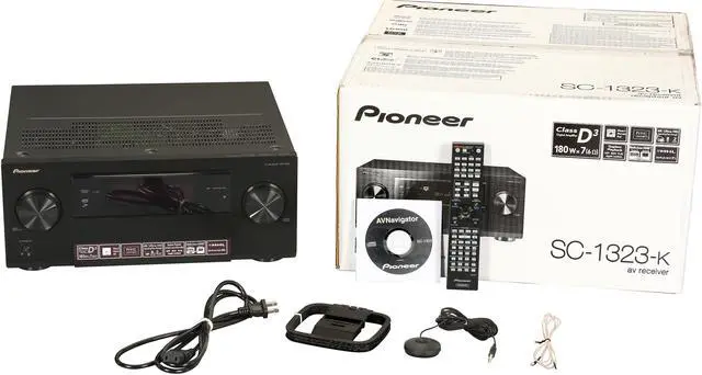Alt view image 6 of 6 - Pioneer SC-1323-K 7.2-Channel 4K AV Receiver