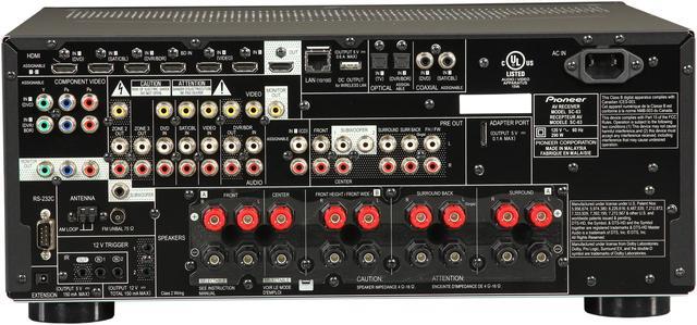 Alt view image 4 of 6 - Pioneer Elite SC-63 7.2-Channel AV Receiver