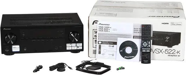 Alt view image 6 of 6 - Pioneer 5.1 Home Theater Receiver, 3D Ready - VSX-522-K
