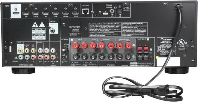 Alt view image 4 of 6 - Pioneer 7.1 3D Ready Surround Receiver With Bluetooth - VSX-1022-K