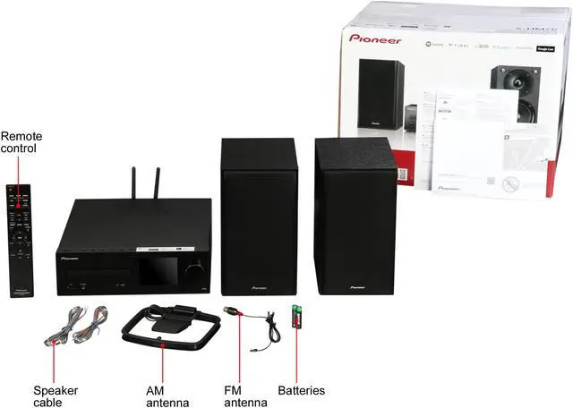 Alt view image 13 of 13 - Pioneer X-HM76 Network Mini Stereo System