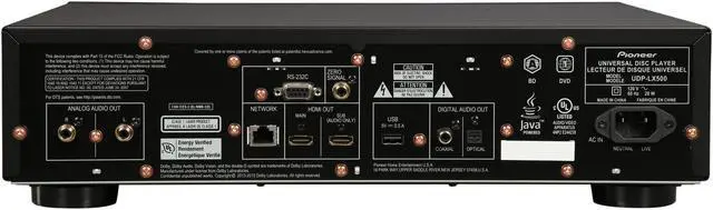Alt view image 5 of 7 - Pioneer UDP-LX500 Universal Disc Player