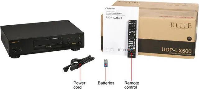 Alt view image 8 of 7 - Pioneer UDP-LX500 Universal Disc Player