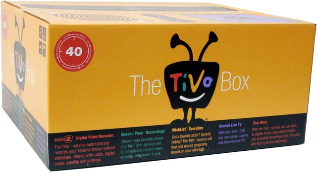 Alt view image 6 of 6 - TiVo TCD540040 40 Hours Series2 Digital Video Recorder