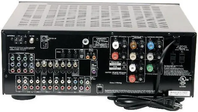 Alt view image 5 of 7 - ONKYO TX-SR602 7.1-Channel Black Home Theater Receiver