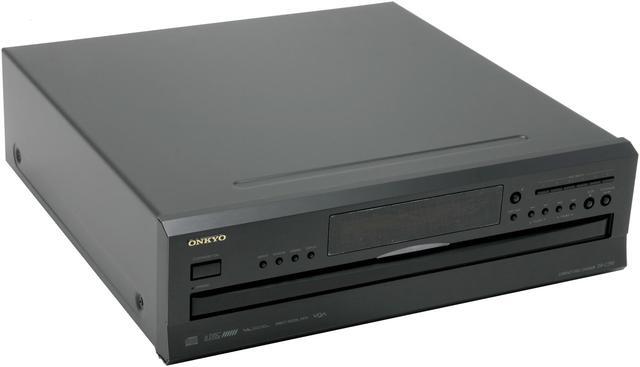 Alt view image 4 of 9 - ONKYO DXC390 6-Disc Carousel Changer CD Player, Black