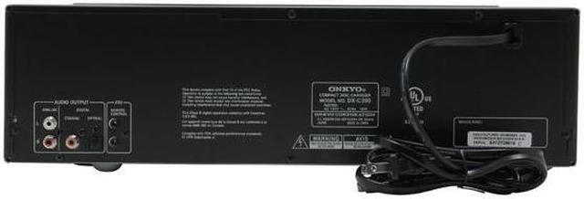 Alt view image 7 of 9 - ONKYO DXC390 6-Disc Carousel Changer CD Player, Black
