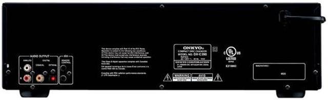 Alt view image 2 of 9 - ONKYO DXC390 6-Disc Carousel Changer CD Player, Black