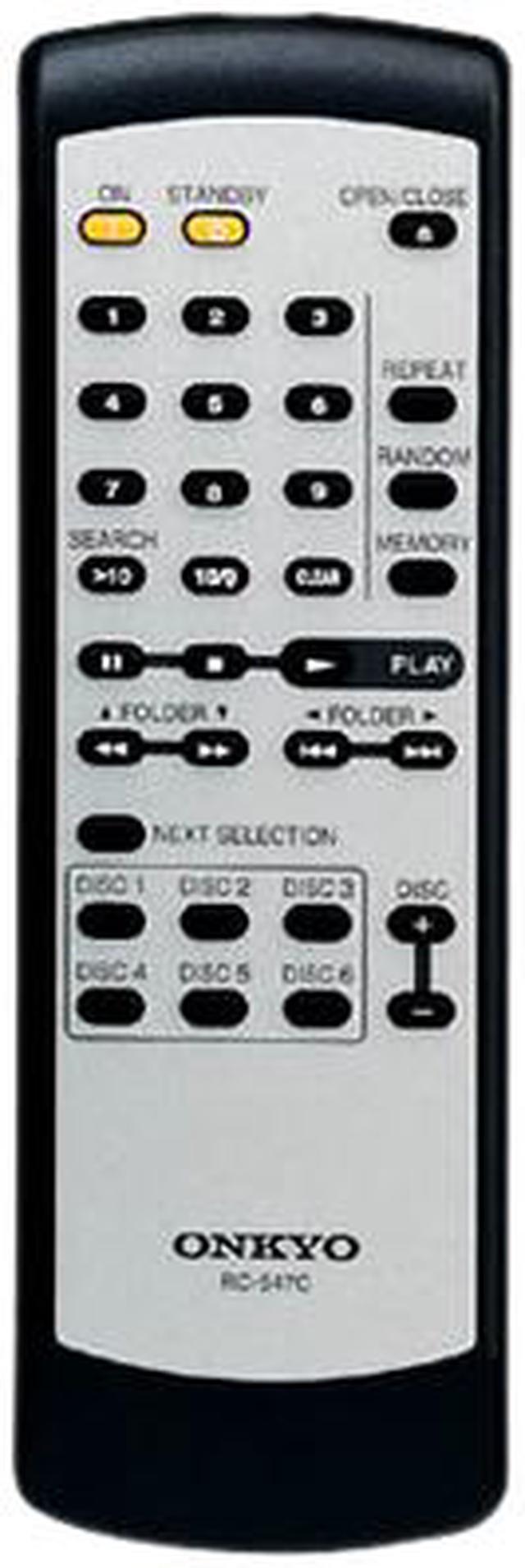 Alt view image 3 of 9 - ONKYO DXC390 6-Disc Carousel Changer CD Player, Black