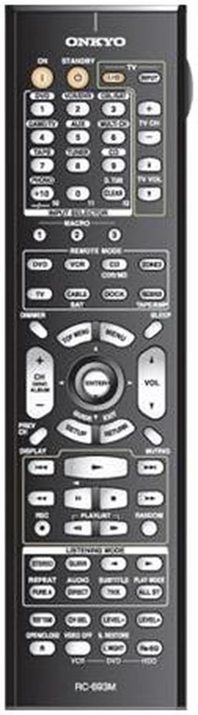 Alt view image 3 of 3 - ONKYO TX-SR705 7.1-Channel Black THX Select2 Certified HDMI v1.3a A/V Receiver