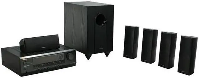 Main image of ONKYO HT-S4100 Black 5.1 Channel Home Theater System W/iPod Dock
