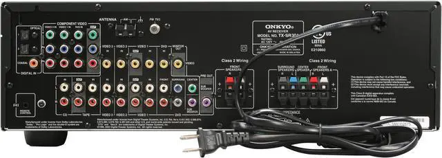 Alt view image 7 of 19 - ONKYO HT-S4100 Black 5.1 Channel Home Theater System W/iPod Dock