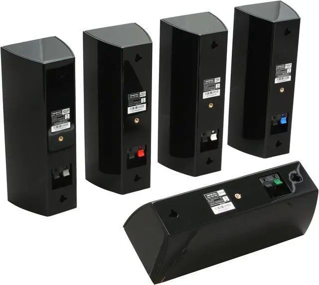 Alt view image 16 of 19 - ONKYO HT-S4100 Black 5.1 Channel Home Theater System W/iPod Dock