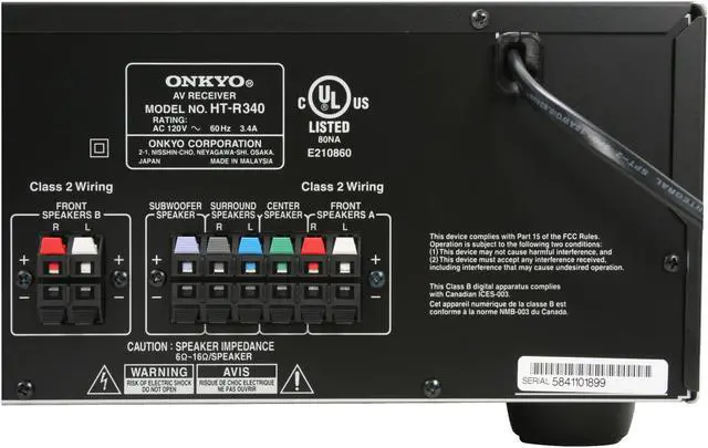 Alt view image 11 of 19 - ONKYO HT-S3100 Black 5.1 Channel Home Theater System