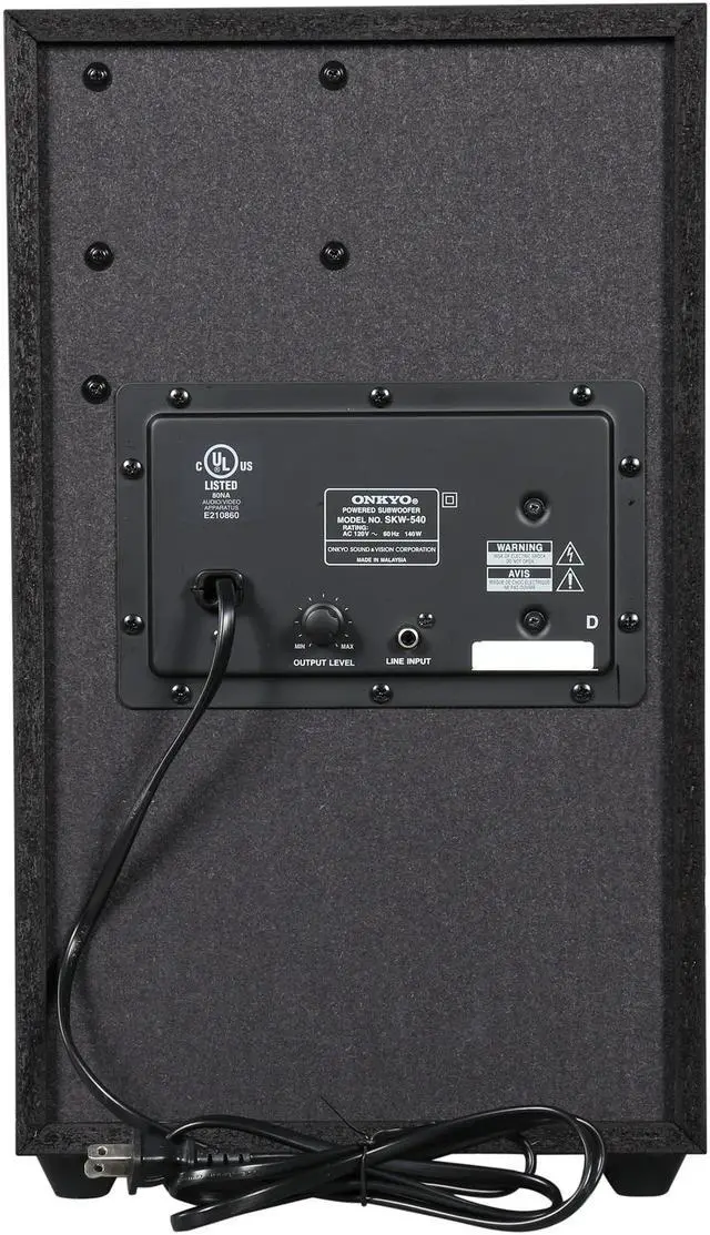 Alt view image 15 of 16 - Onkyo SKS-HT540 7.1 Channel Home Theater Speaker System