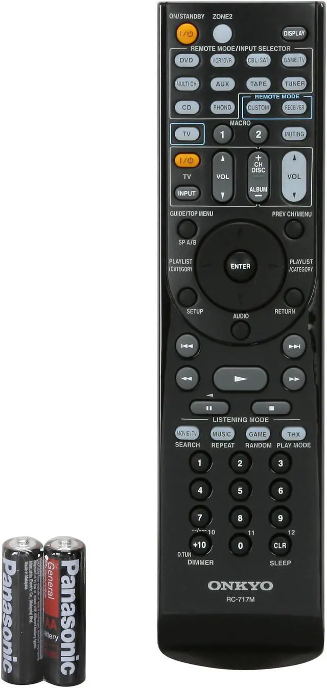 Alt view image 12 of 15 - ONKYO TXSR806 7.1-Channel THX Ultra 2 Plus Certified Black Home Theater Receiver