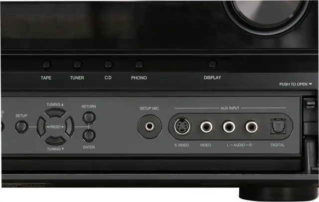 Alt view image 6 of 15 - ONKYO TXSR806 7.1-Channel THX Ultra 2 Plus Certified Black Home Theater Receiver