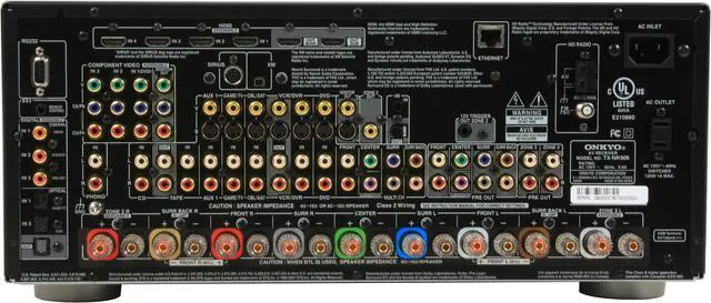 Alt view image 8 of 15 - ONKYO TXNR906 7.1-Channel Black Home Network Receiver