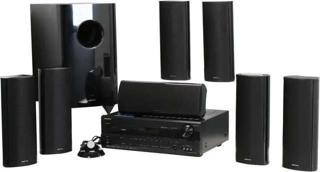 Alt view image 2 of 18 - ONKYO HT-S6100 Black 7.1 Channel Home Theater System W/iPod Dock